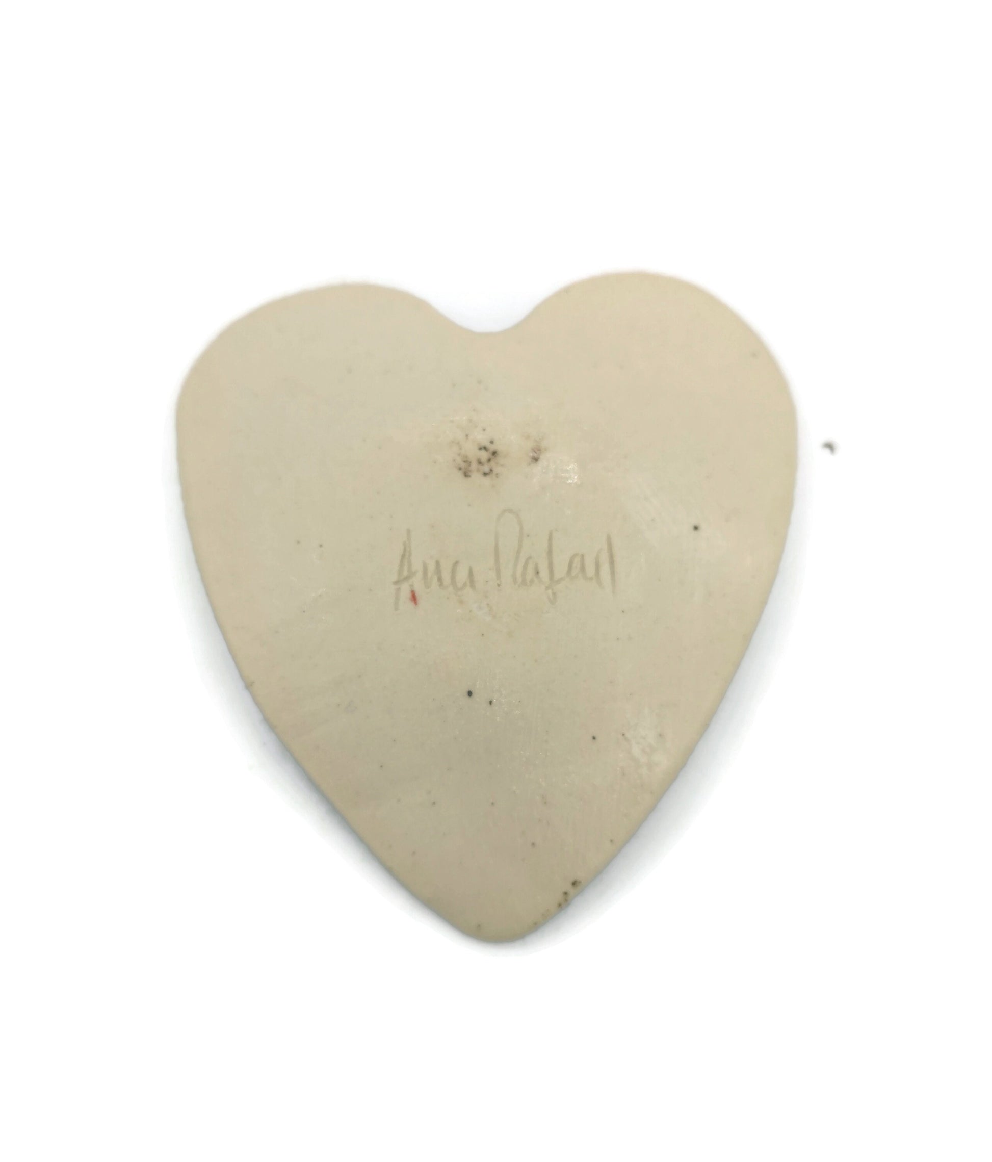 Ceramic Ring Dish Heart Shaped, Mothers Day Gift From Son, Mother in Law Gift, Best Sellers I Love You Mom Birthday Gift, Relish Didh - Ceramica Ana Rafael