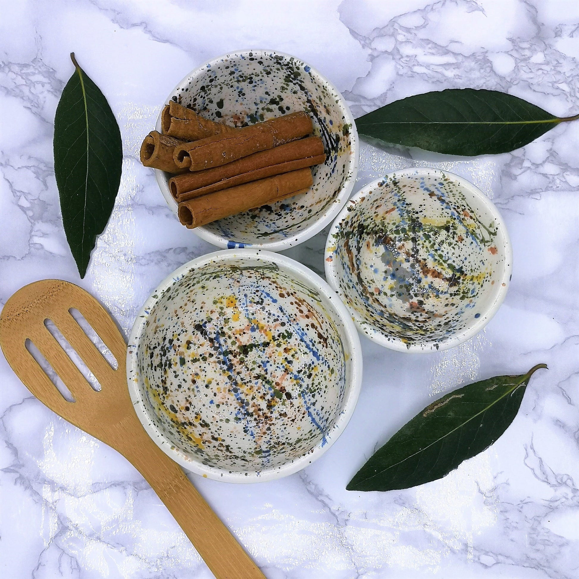 Handmade Ceramic Bowl Set Of 3, Dining Room Decor Housewarming Gift First Home, Decorative Bowl, Serving Bowl Ready To Ship - Ceramica Ana Rafael