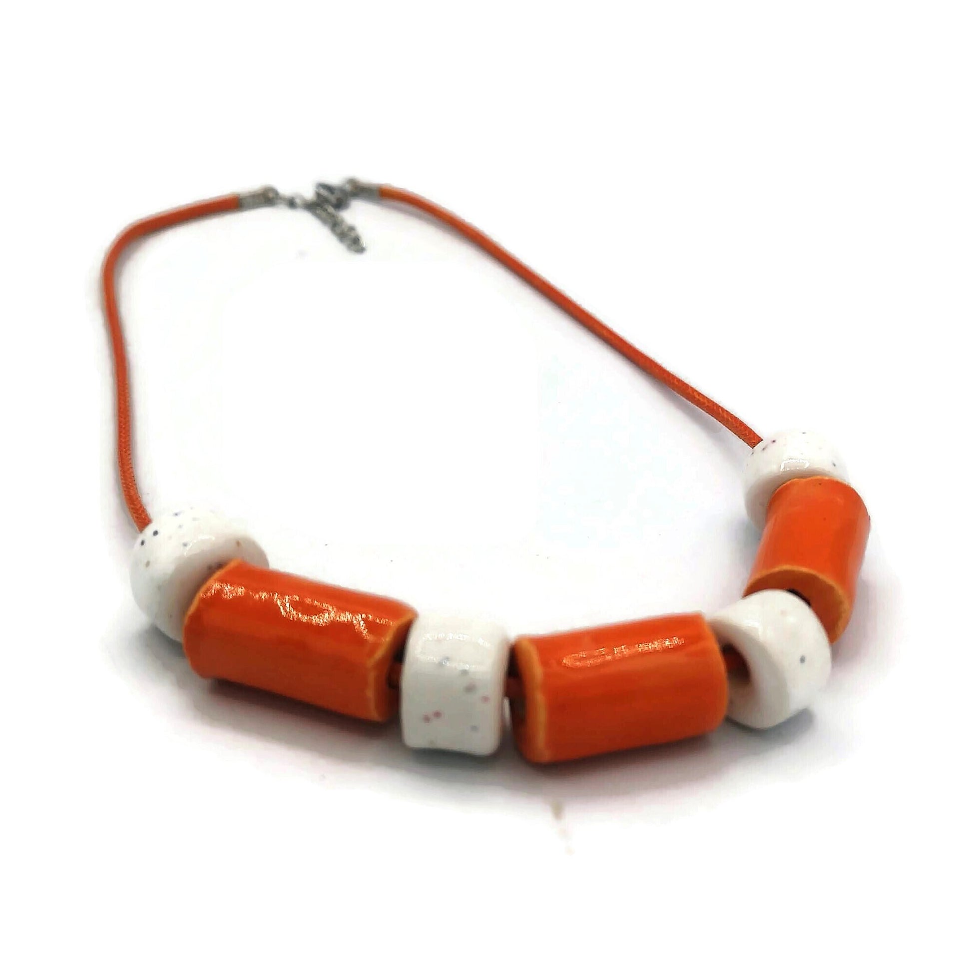 Everyday Necklace, Trendy Beaded Necklace Best Gifts For Her, Boho Statement Necklace, Colorful Aesthetic Mothers Day Gift From Daugher - Ceramica Ana Rafael