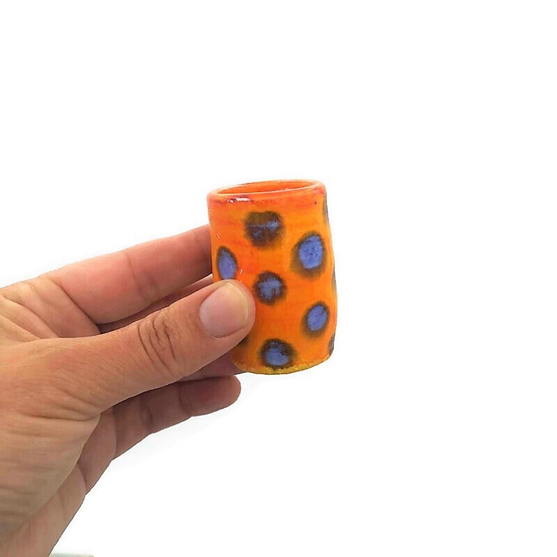 FUNNY SHOT GLASS Set Of 4, Cute Tequila Shot Glass, Barware Set, Best Gifts For Him, Cool Shot Glass, Birthday Gift Set For Men - Ceramica Ana Rafael