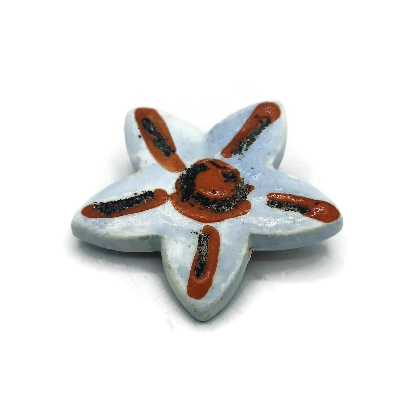 Star Brooch, Celestial Brooch, Ceramic Jewelry Mothers Day Gift For Grandma, Broach Pin Mom Birthday Gift From Daughter - Ceramica Ana Rafael