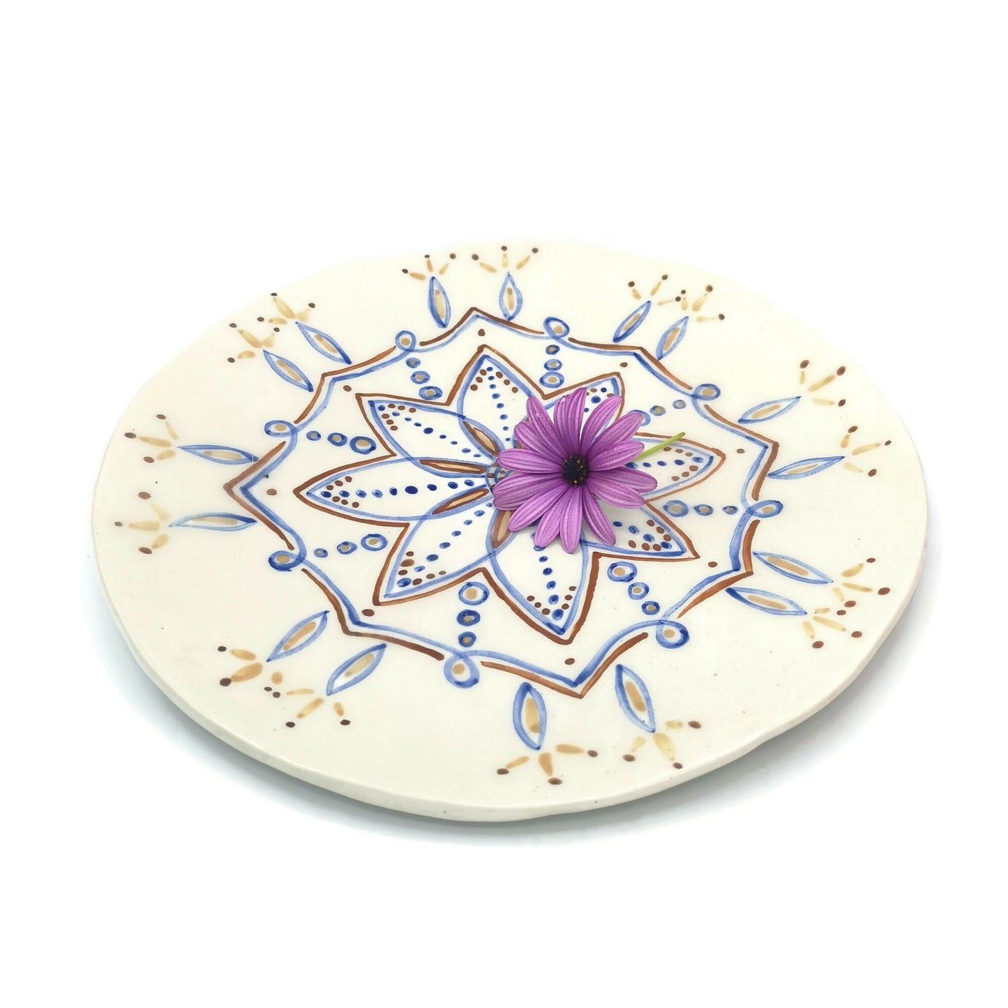 Large Ceramic Plates, Portuguese Pottery Plate, Mothers day gift From Daughter, Best Gifts For Her, Mom Birthday Gift For Women - Ceramica Ana Rafael