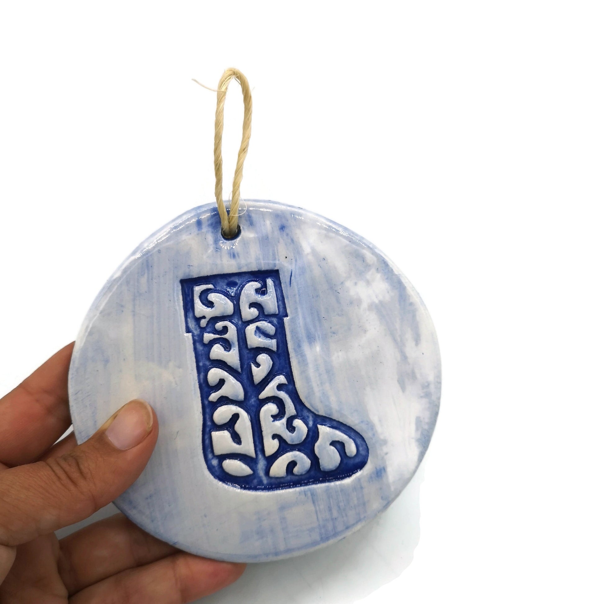 Christmas Ornaments, Ceramic Wall Hanging, Housewarming Gift First Home, Christmas Gift For Mom, Trending now, Secret Sister - Ceramica Ana Rafael