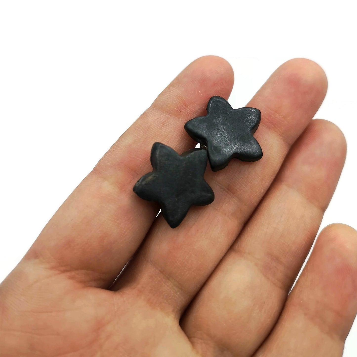 Celestial Earrings, Dainty Star Earrings, Ceramic Earrings, Small Stud Earrings Best Gifts For Her, Stocking Stuffers Teen Girl Gifts - Ceramica Ana Rafael