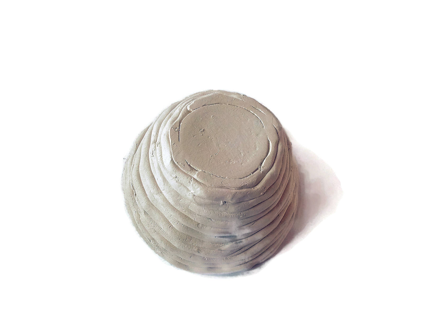 Handmade Ceramic Blue and White Bowl For Home Decor, Small Pottery Snack Bowls, Textured Irregular Shape Candle Holder, Trinket Bowl - Ceramica Ana Rafael