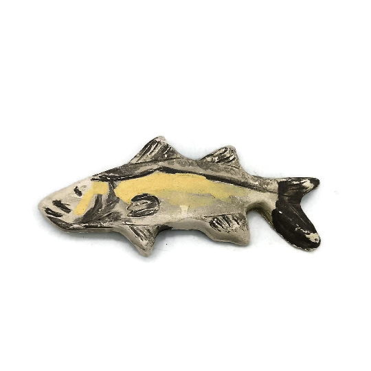 Handmade Ceramic Fish Magnet, Refrigerator Magnet, Beach Fridge Magnet Cute For Decoration, Housewarming Gift First Home - Ceramica Ana Rafael