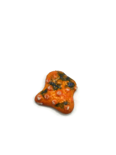 Handmade Ceramic Brooch Pin for Women, Bright Blue Artisan Jewelry, 9th Anniversary Gift for Wife, Best Gifts For Him, Lapel Pin - Ceramica Ana Rafael