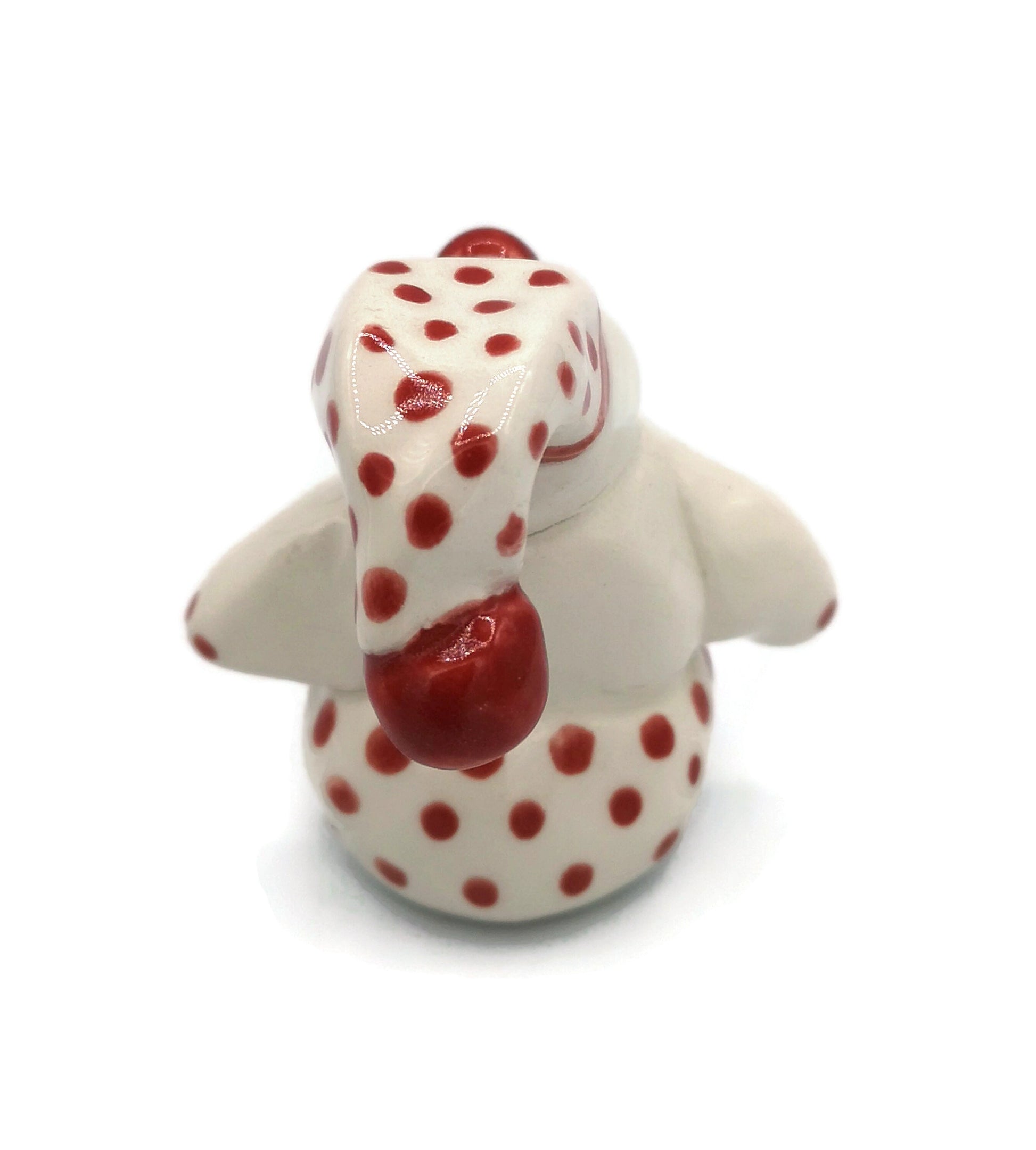 ceramic snowman figurine, Miniature snowman ornament, Gifts For Her Christmas Clearance Items, Best Gifts For Him, Best Sellers - Ceramica Ana Rafael