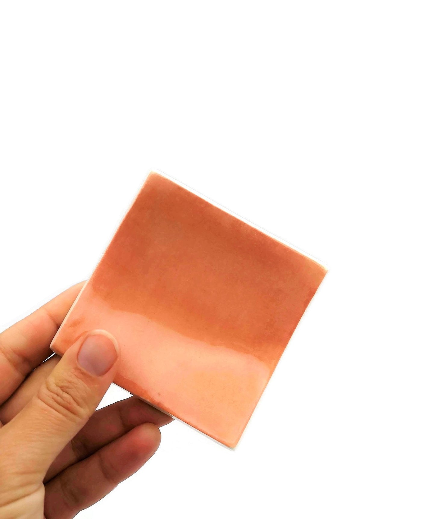 Handmade Ceramic Bowls Square Pottery Teabag Holder For Home Decor, Clay Spoon Holder for Kitchen, Ring Or Candle Holder Gift For Her - Ceramica Ana Rafael