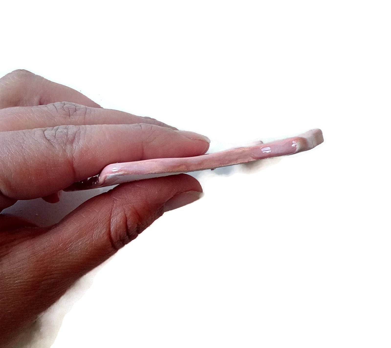 3Pc Handmade Ceramic Pink Dove Ornaments, Pink Christmas Wall Hanging Birds Decoration Best Sellers memorial ornaments, remembrance ornament - Ceramica Ana Rafael