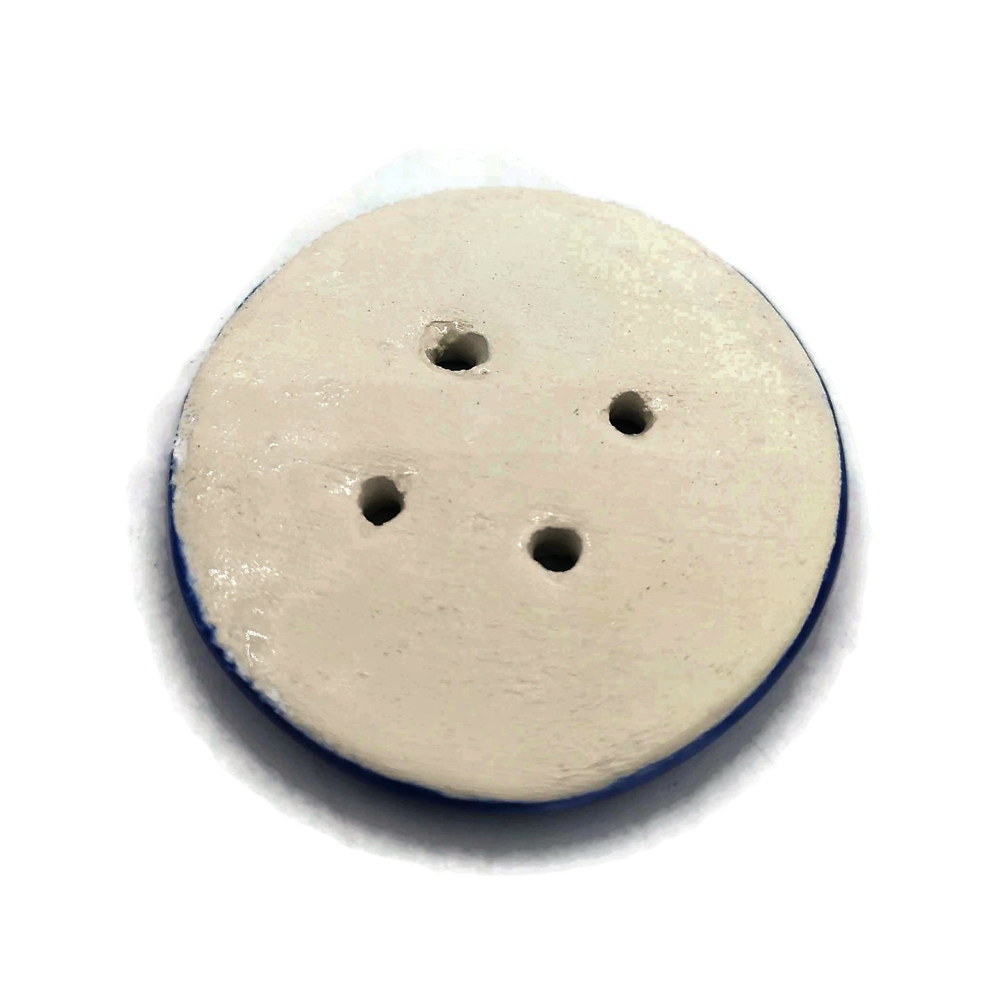 Evil Eye Buttons, 1 Pc Sewing Buttons Round Shape For Coat, Blouse & Crafts - Ceramica Ana Rafael