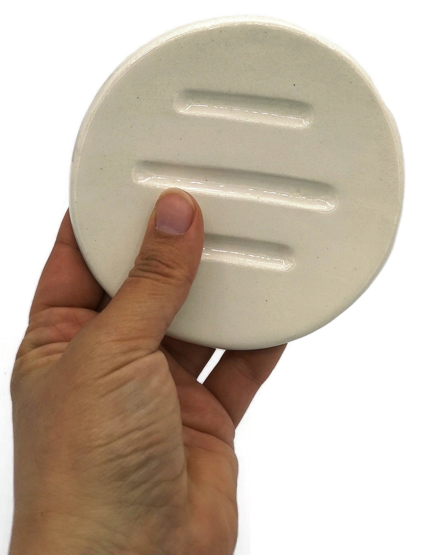 ZERO WASTE DISH Soap Bar Holder For Bathroom, Dish Soap Dispenser - Ceramica Ana Rafael