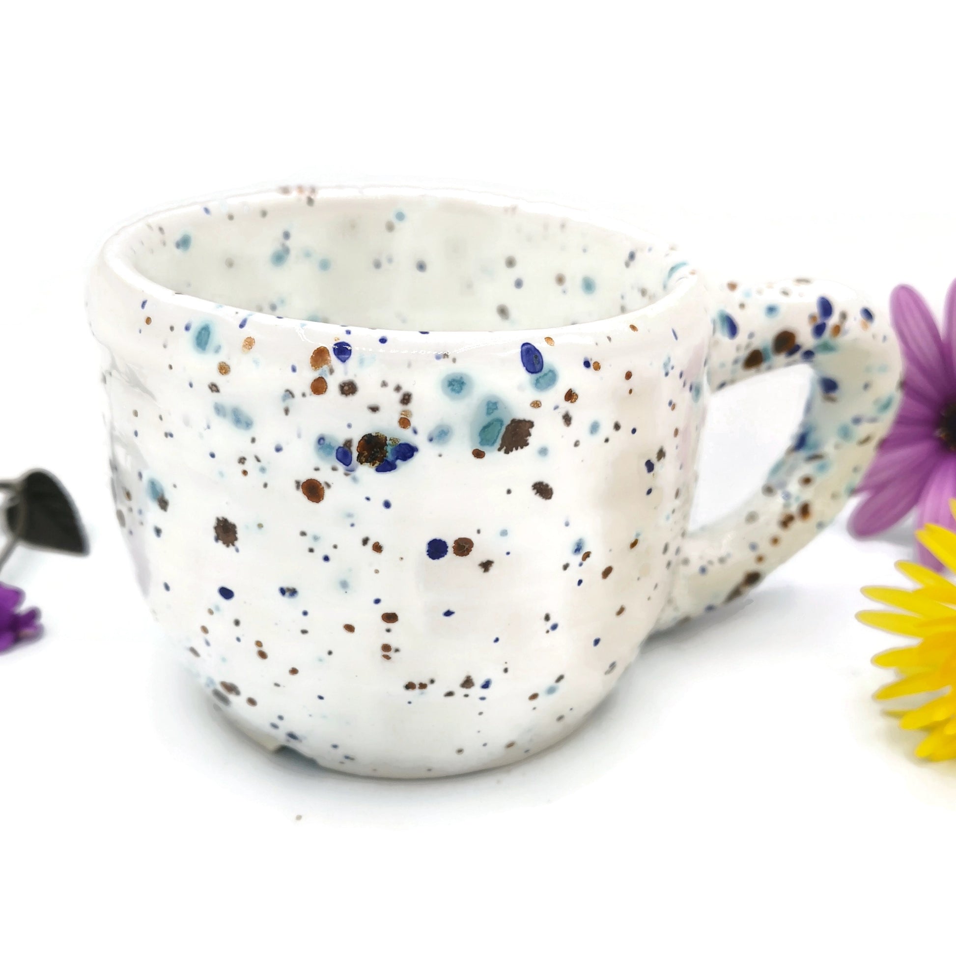 Confetti Mug, Large Coffee Mug, Best gifts For Him, Handmade Ceramic Mug, Mom Birthday Gift For Women, Dad Birthday Gift - Ceramica Ana Rafael