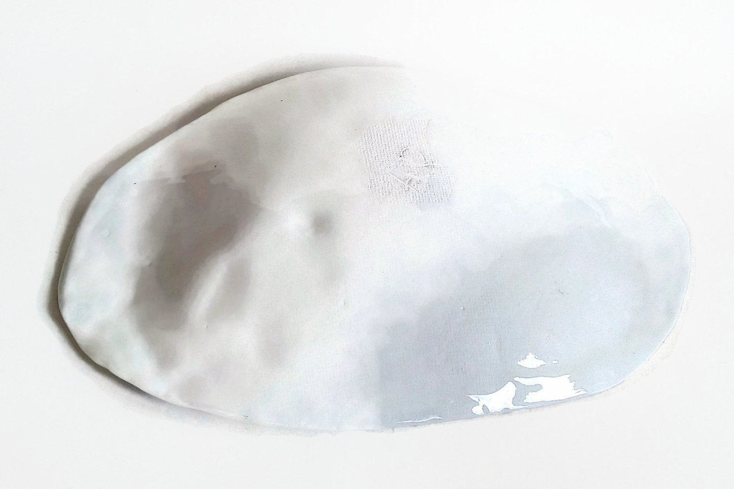 Handmade Ceramic Fruit Bowl, Large Decorative Bowl For Home Decor, White Bowl With Hand Painted Butterflies and Flowers - Ceramica Ana Rafael