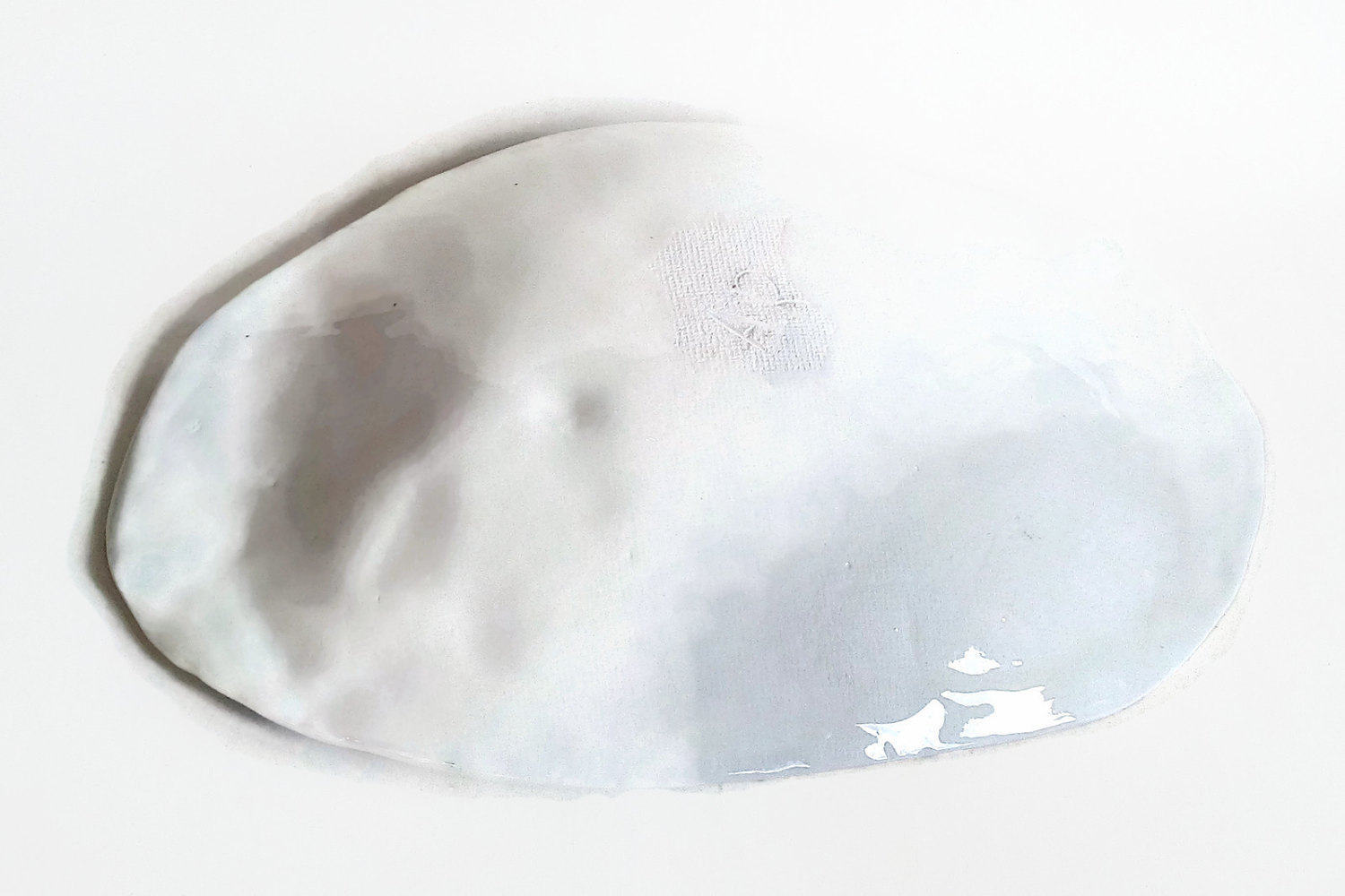 Handmade Ceramic Fruit Bowl, Large Decorative Bowl For Home Decor, White Bowl With Hand Painted Butterflies and Flowers - Ceramica Ana Rafael