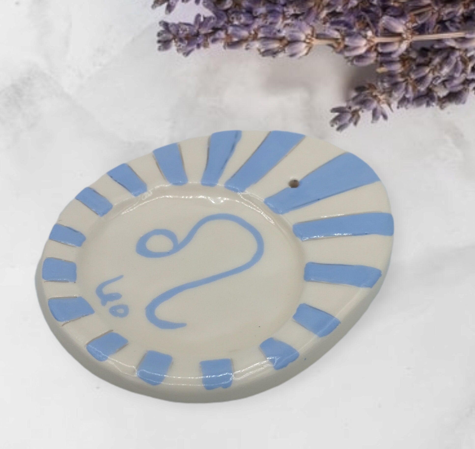 INCENSE STICK HOLDER, Leo Birthday Gift, Mothers Day Gift From Daughter, Clay Incense Holder, Cone Incense Burner, Mom Gift - Ceramica Ana Rafael