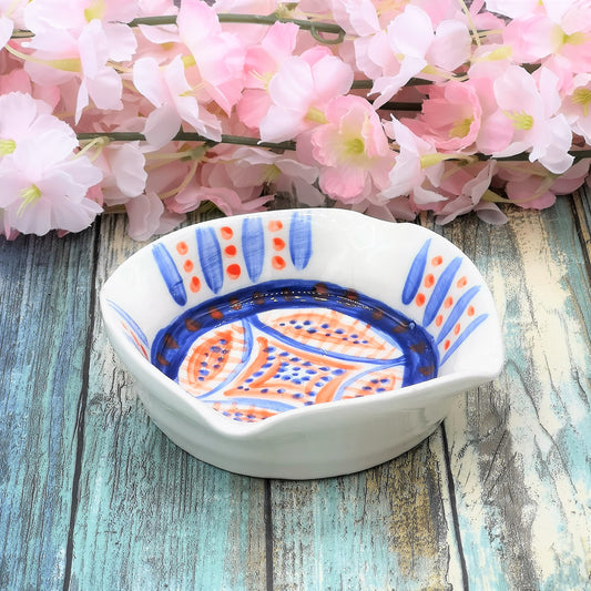 Handmade Ceramic Decorative Ashtray, Modern Hand Painted Cigar Ash Tray, Cool Unique Pottery Bowl - Ceramica Ana Rafael