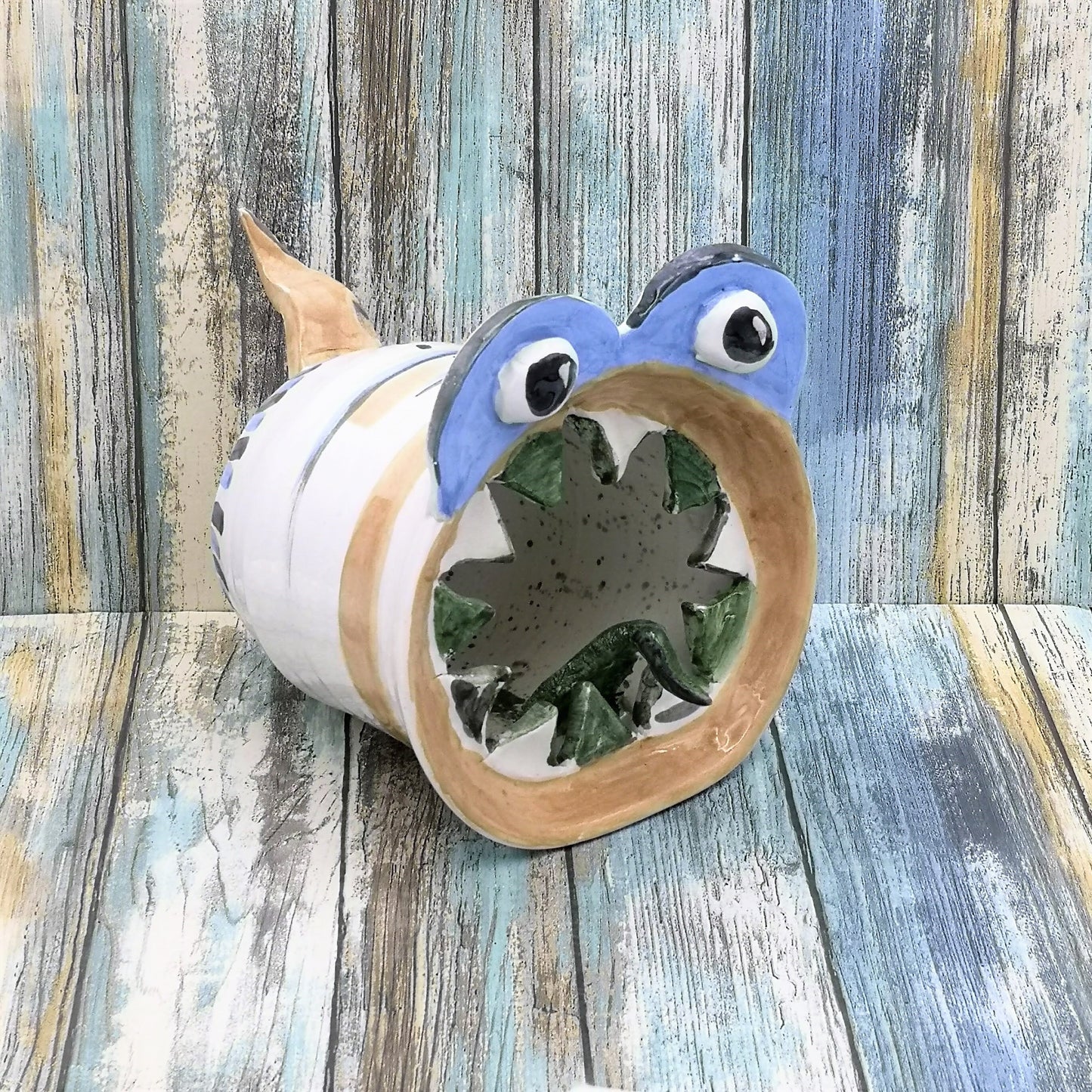 Handmade Ceramic Weird Sculpture, Clay Sculpture Art Best Gifts For Him, Modern Animal Figurine Office Desk Accessories For Men, Best Seller - Ceramica Ana Rafael