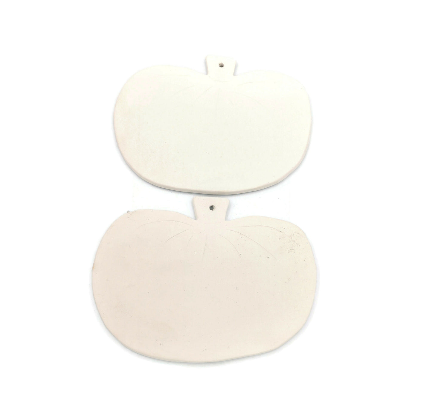 2Pc Large Ceramic Bisque Blank Pumpkin Ready To Paint For Halloween Decor Wall Hanging, Best Sellers DIY Craft Kit For Adults - Ceramica Ana Rafael