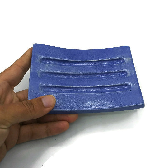 Draining Soap Dish Soap Saver, Decorative Dish Soap Dispenser, Ceramic Zero Waste Dish Soap Bar Holder, Pottery Soap Dish, Clay Soap Dish - Ceramica Ana Rafael