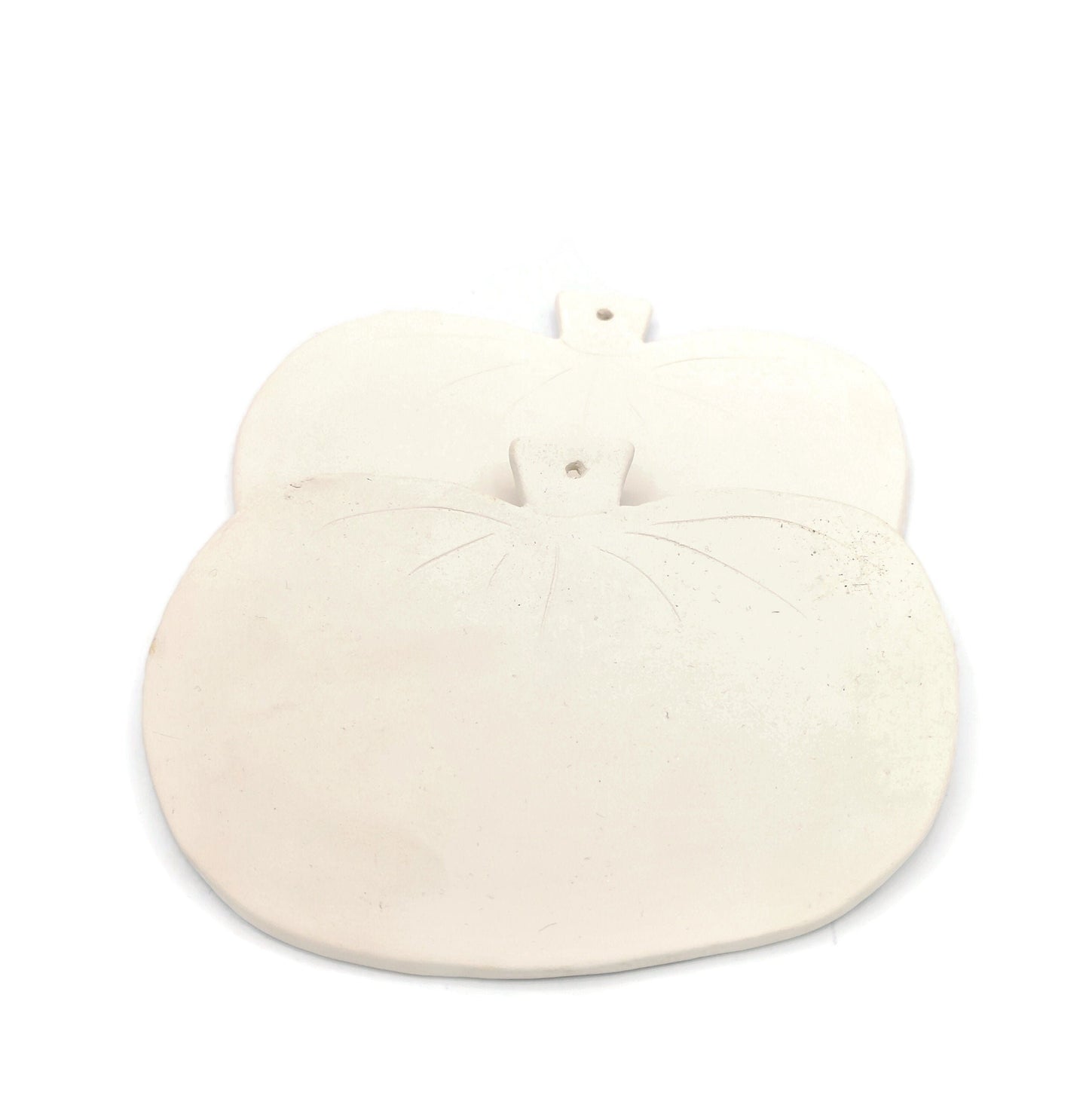 2Pc Large Ceramic Bisque Blank Pumpkin Ready To Paint For Halloween Decor Wall Hanging, Best Sellers DIY Craft Kit For Adults - Ceramica Ana Rafael