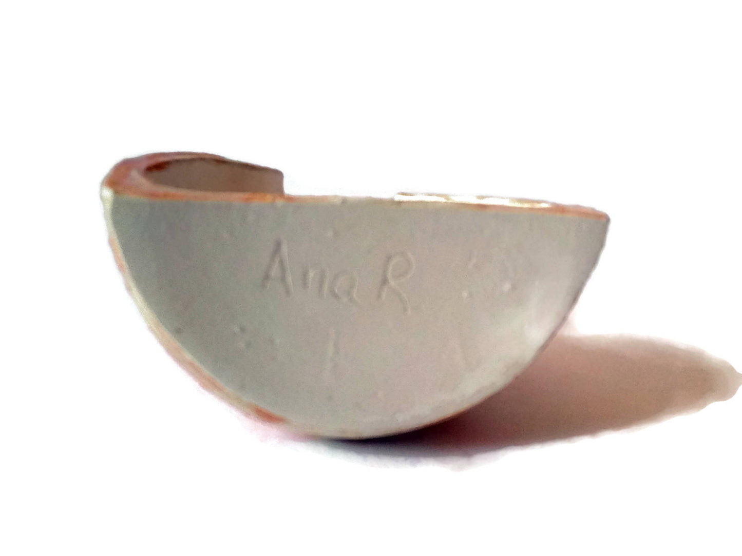 CANDLE LANTERN, CERAMIC Candle Holder, Orange Votive Candle Holder, Just Because Gift - Ceramica Ana Rafael