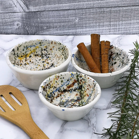 Handmade Ceramic Bowl Set Of 3, Dining Room Decor Housewarming Gift First Home, Decorative Bowl, Serving Bowl Ready To Ship - Ceramica Ana Rafael
