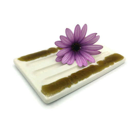 DRAINING SOAP DISH, Soap Saver, Dish Soap Dispenser, Dish Soap Bar Holder, Pottery Soap Dish, Clay Decorative Dish, Ceramic Zero Waste Soap - Ceramica Ana Rafael