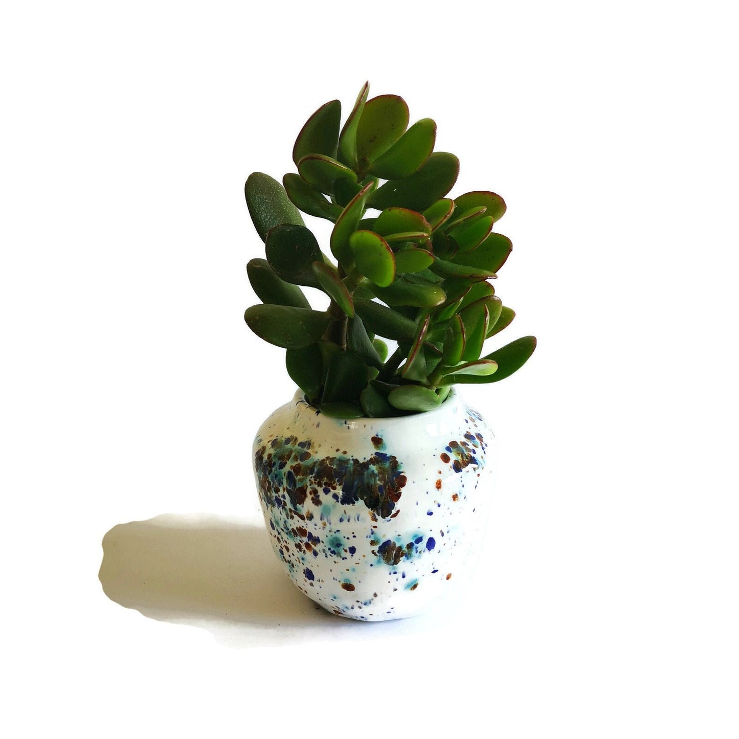 Handmade Ceramic Bud Vase, Speckled Modern Pottery Vase For Flowers, Unique House Warming Gifts For Couple, Custom Wedding Gift - Ceramica Ana Rafael