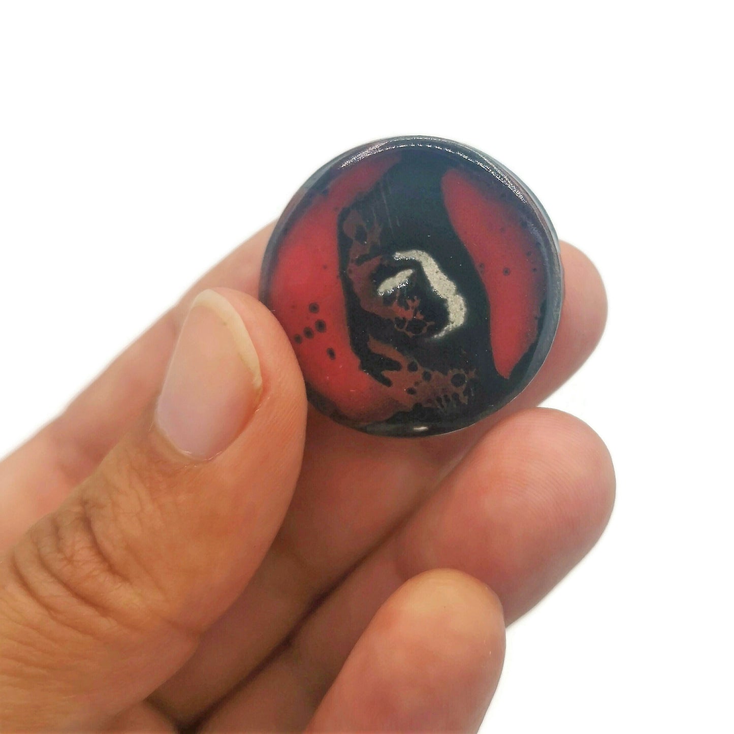 Ceramic Jewelry Brooch Pin For Women, Mothers Day Gift For Grandma, Broach Best Gifts For Her, Mom Birthday Gift From Son - Ceramica Ana Rafael