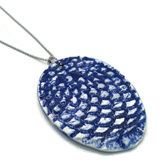 Simple Pendant Necklace Boho Aesthetic Necklace, Everyday Necklace, Custom Gift For Her, Decorative Clay Necklace For Men - Ceramica Ana Rafael