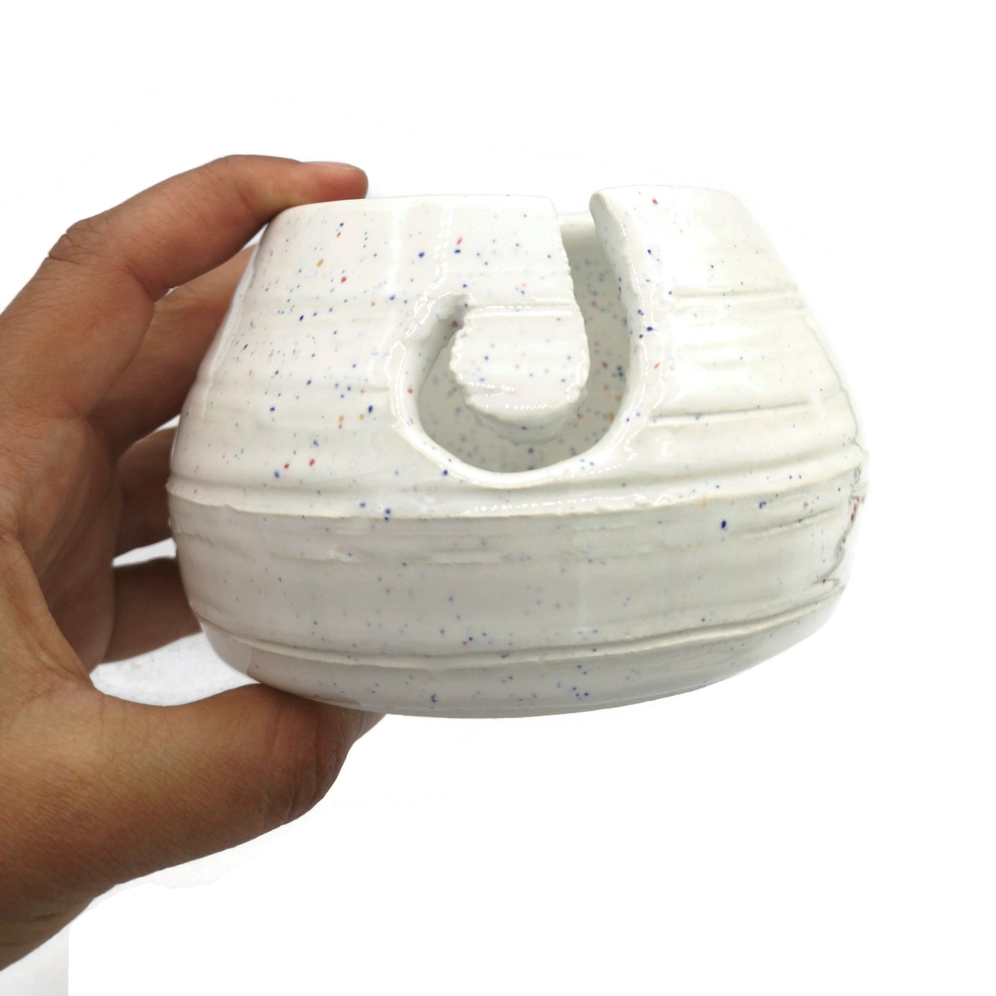 DECORATIVE KNITTING BOWL, Mom Birthday Gift For Grandma, Pottery Yarn Bowl, Handmade Ceramics, Housewarming Gift First Home - Ceramica Ana Rafael