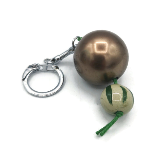 Unique Beaded Keychain For Her, Handmade Cute Mom Birthday Gift From Daughter, Stocking Stuffers - Ceramica Ana Rafael