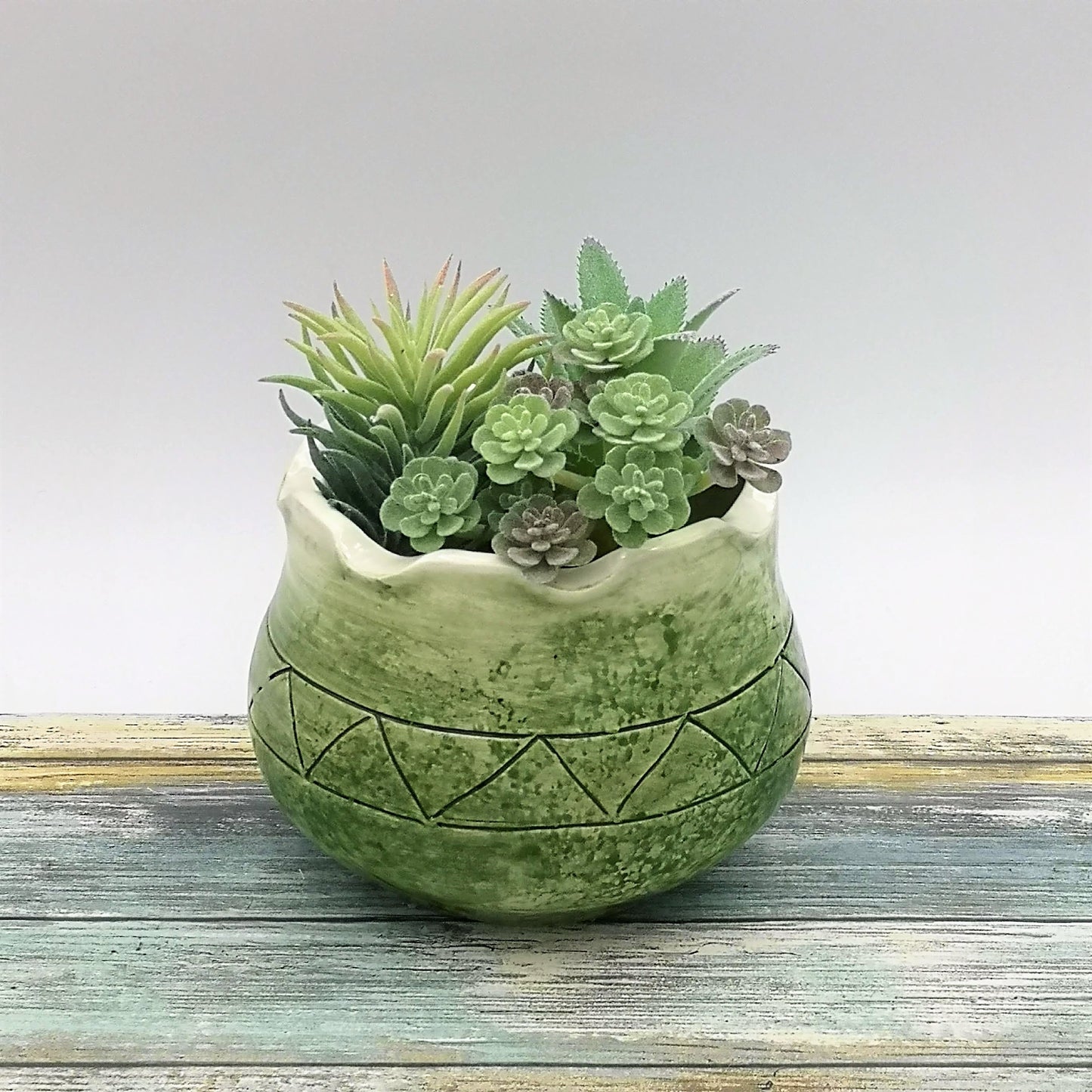 handmade ceramic planter, succulent pots, office desk accessories for women, 9th anniversary gift for wife, housewarming gift first home - Ceramica Ana Rafael