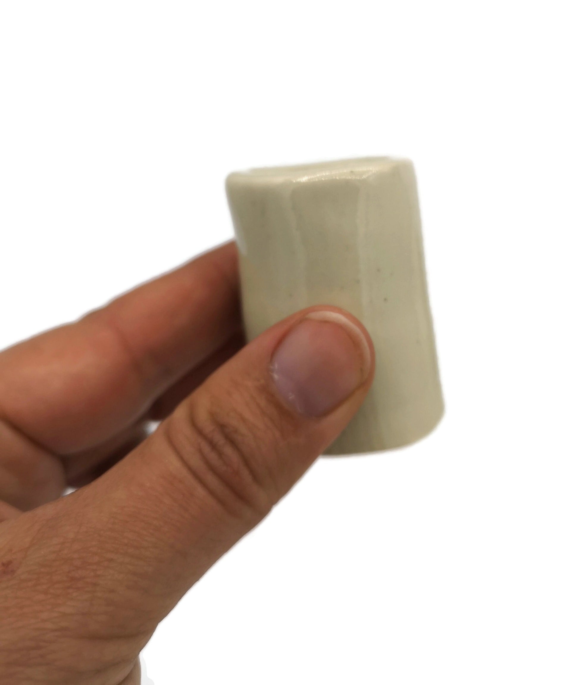 Beige Stoneware Handmade Napkin Rings Set Of 4 Napkin Holder, Host Gift, Best Housewarming Gift First Home For Women, Artisan Ceramic Tubes - Ceramica Ana Rafael