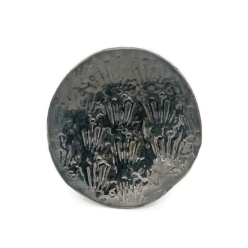 CERAMIC PLATE WALL Decor, Large Serving Plate Dining Room Decor, Unique Dinner Plate, 9th Wedding Anniverssary Gift For Couple, Mom Birthday - Ceramica Ana Rafael