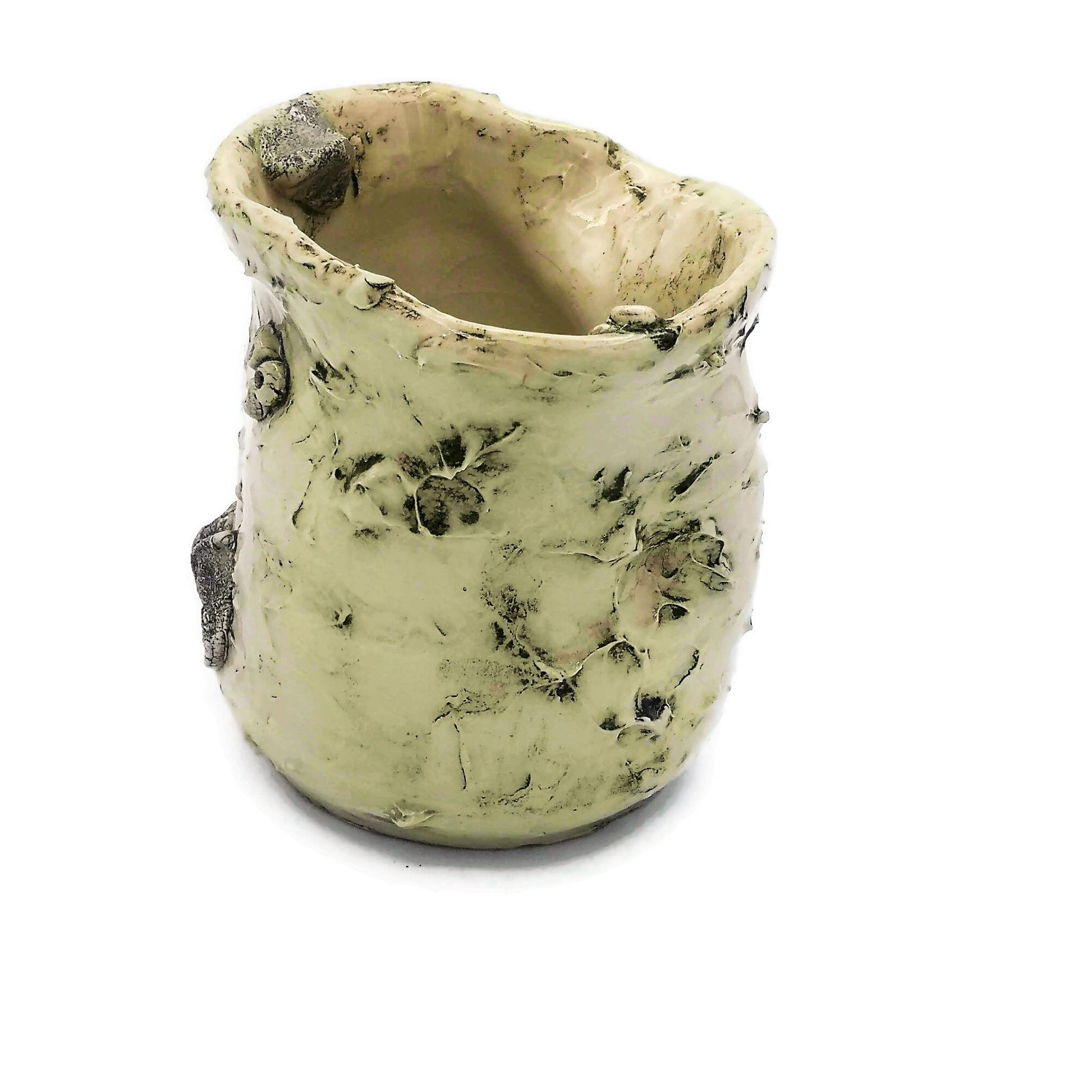 Handmade Ceramic Vase, Sculptural Vase Beach Decor, Sea Shell Pottery Ikebana Vase, Aesthetic Decorative Objects Ocean Wave Vase - Ceramica Ana Rafael