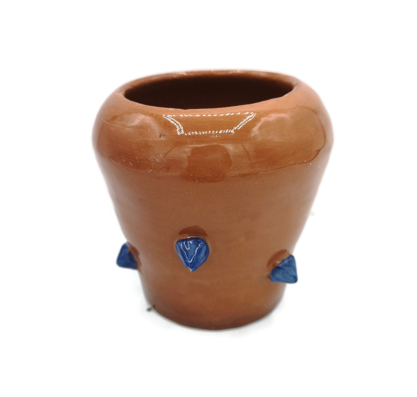 terracotta pot for succulent, modern ceramic vase handmade pottery, Best Gifts For Him, Mom Birthday Gift From Daughter Small Utensil Holder - Ceramica Ana Rafael