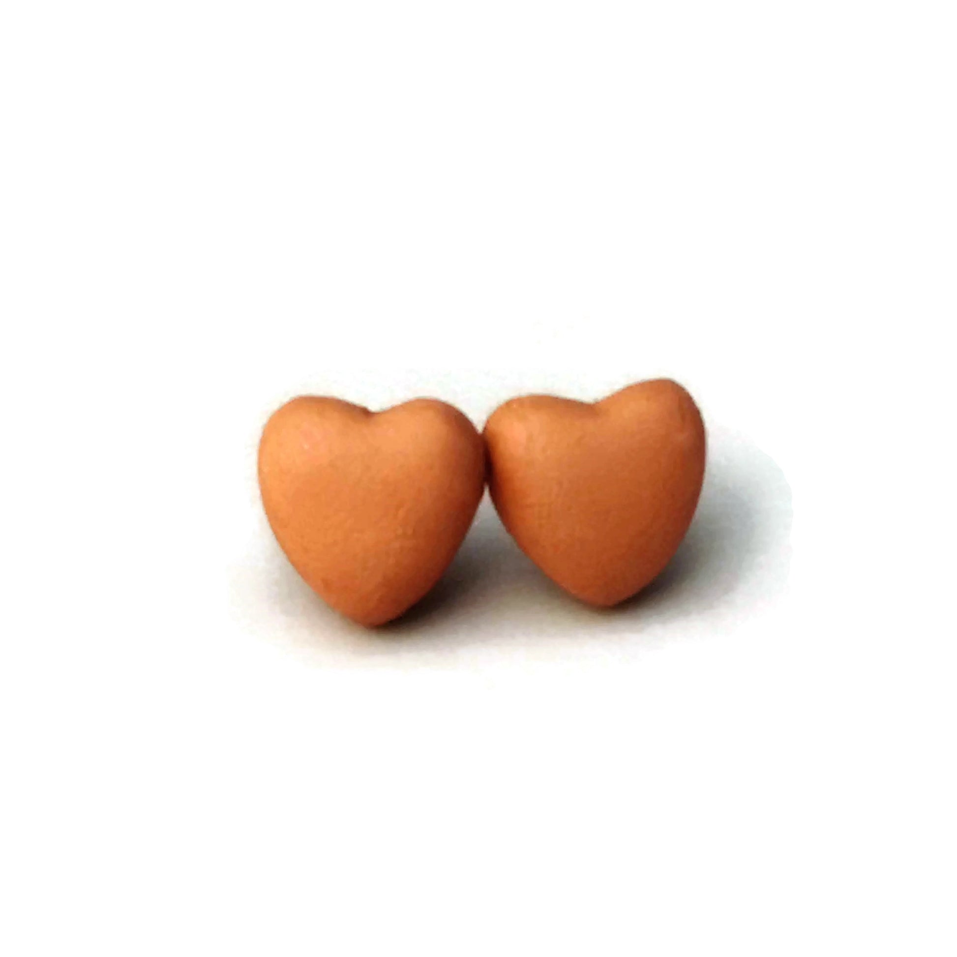 Heart Stud Earrings For Women, Minimalist Novelty Cute Stud Earrings Dainty, Best Gifts For Her, Unique Valentines Day Gift For Girlfriend - Ceramica Ana Rafael