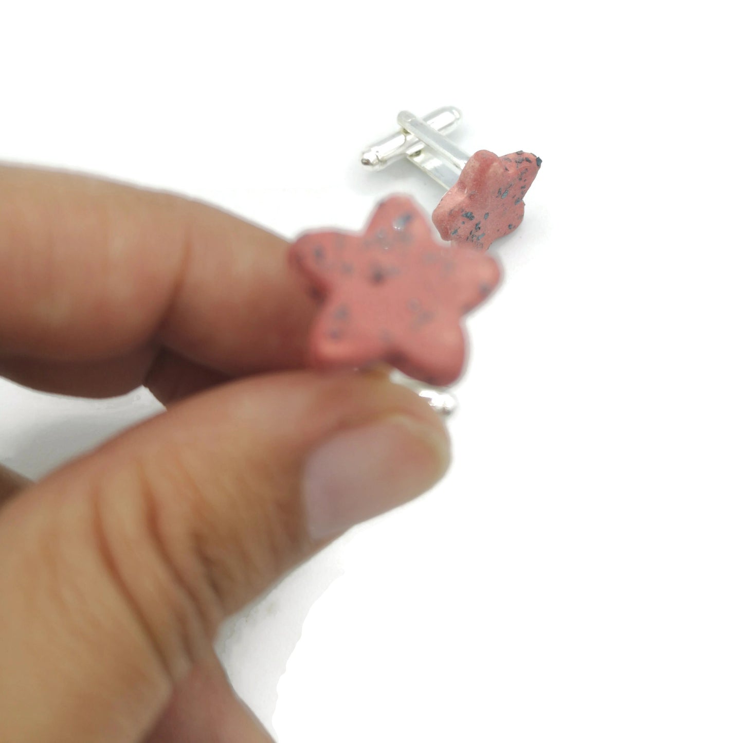 porcelain cufflinks for men, Fathers Day Gift For Boyfriend, ceramic 9th anniversary gift for husband birthday, Best Gifts For Him - Ceramica Ana Rafael