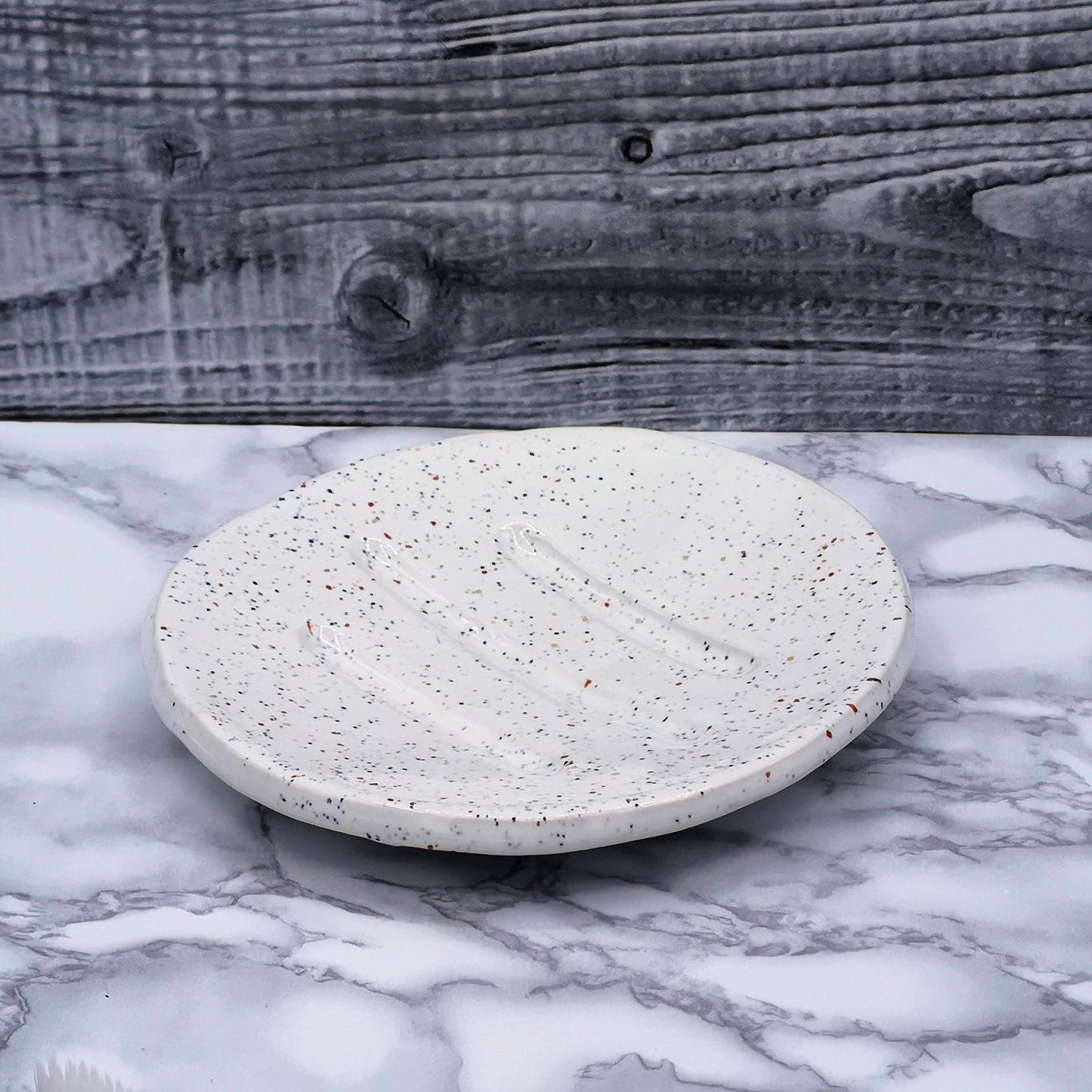 Dish Soap Dispenser Handmade Ceramic Draining Soap Dish, Clay Soap Bar Holder, Zero Waste Soap Saver For Bathroom - Ceramica Ana Rafael