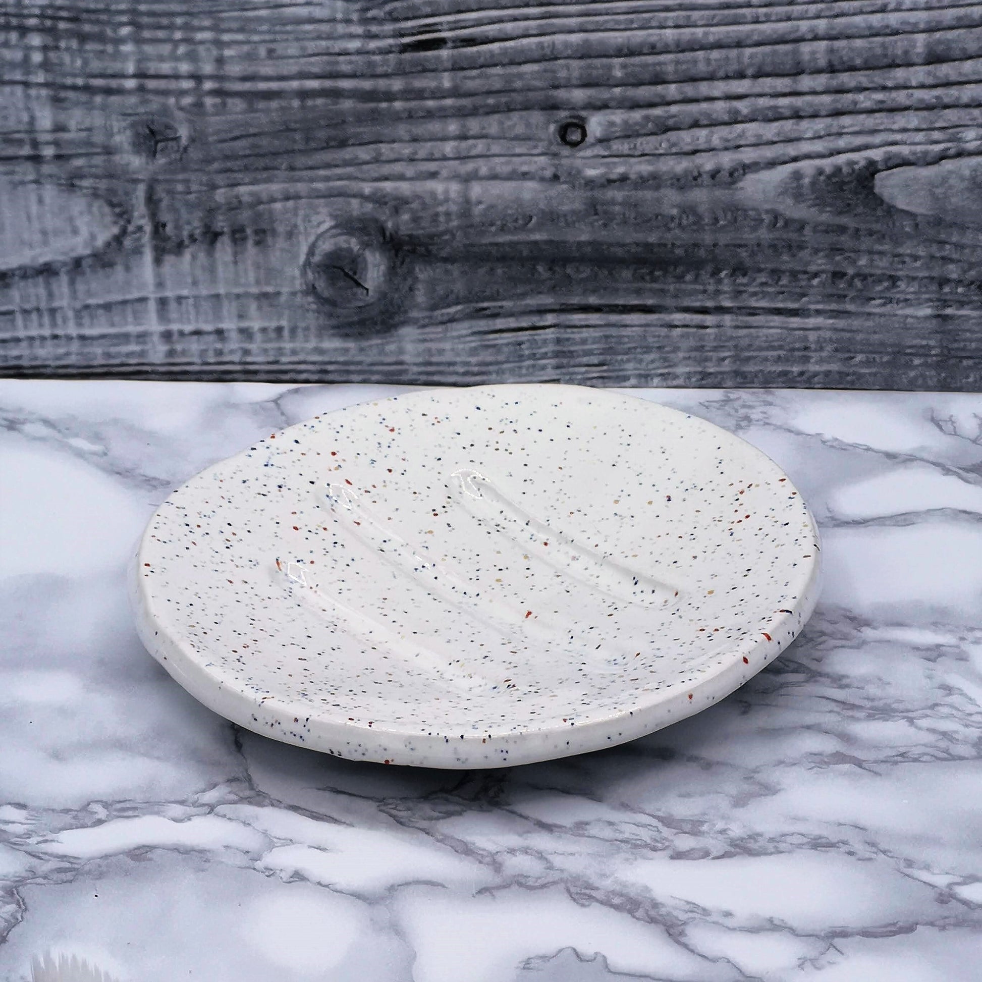 Dish Soap Dispenser Handmade Ceramic Draining Soap Dish, Clay Soap Bar Holder, Zero Waste Soap Saver For Bathroom - Ceramica Ana Rafael