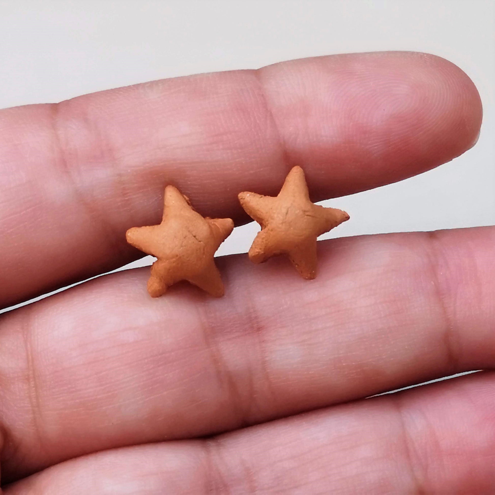 Star Stud Earrings For Women, Minimalist Novelty Cute Stud Earrings Dainty, Best Gifts For Her, Unique Starfish Earrings For Girls - Ceramica Ana Rafael