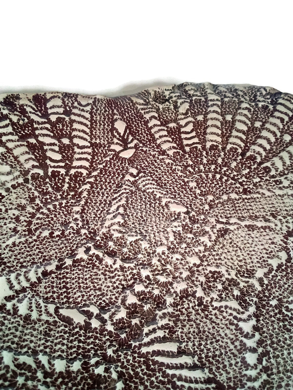 Antique Lace Decorative Ceramic Platter, Portuguese Pottery Best Gifts For Her, Mom Birthday Gift From Son Best Seller Decorative Tray Decor - Ceramica Ana Rafael