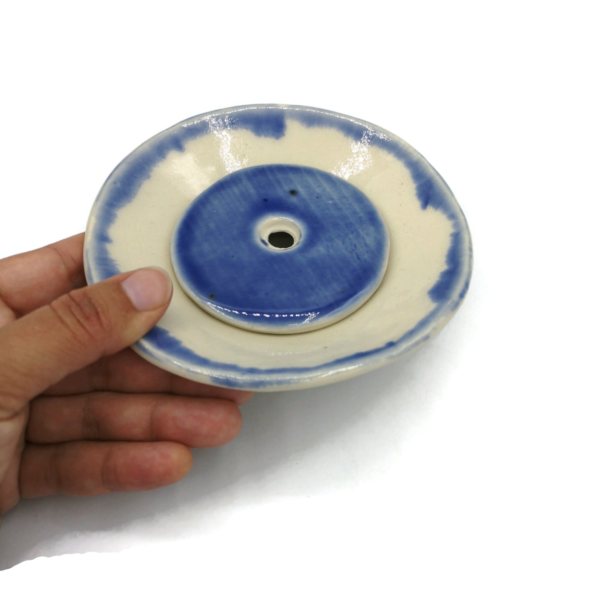 Handmade Ceramic Soap Dish With Drain Tray, Pottery Bathroom Accessories - Ceramica Ana Rafael