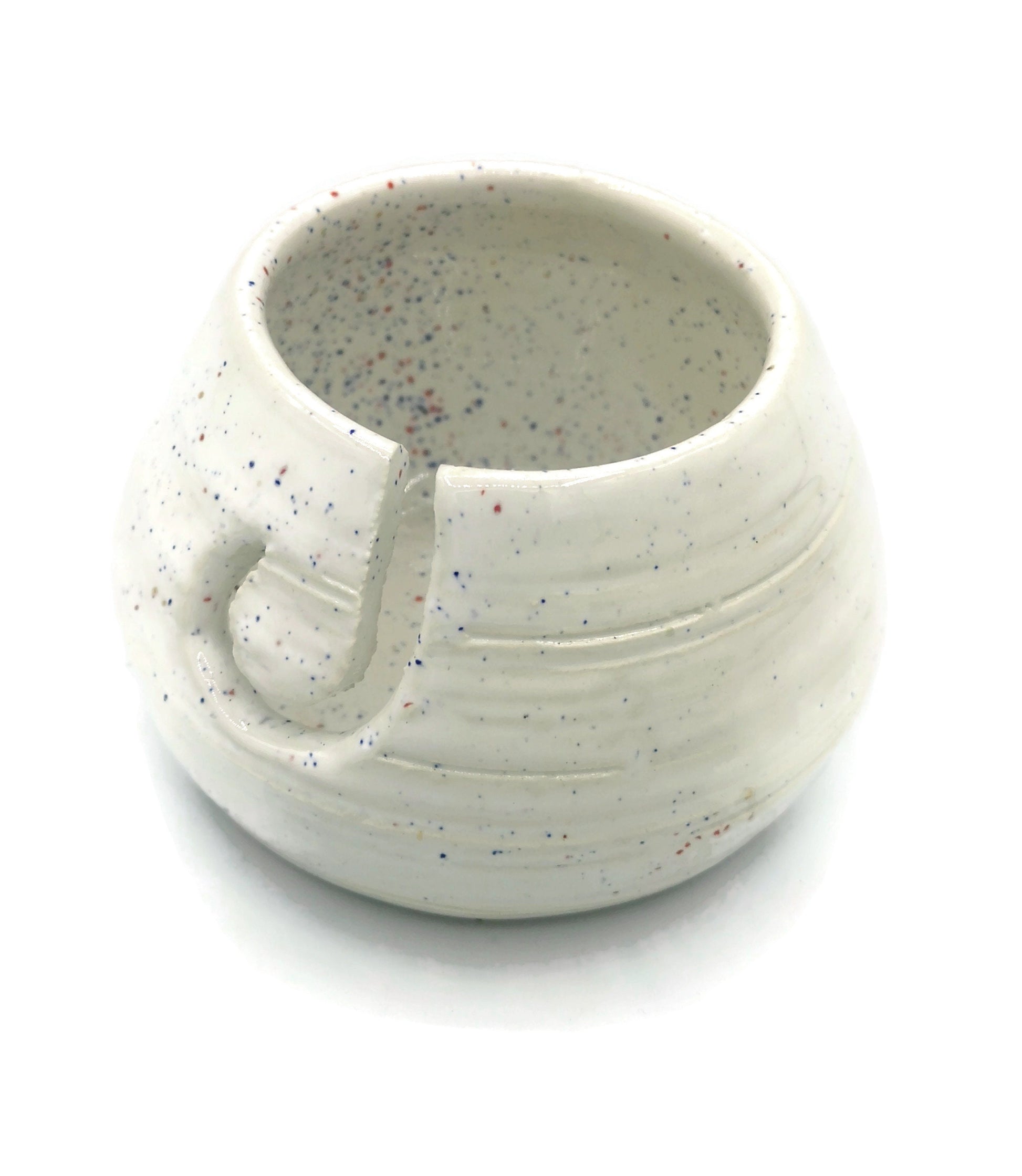 DECORATIVE KNITTING BOWL, Mom Birthday Gift For Grandma, Pottery Yarn Bowl, Handmade Ceramics, Housewarming Gift First Home - Ceramica Ana Rafael