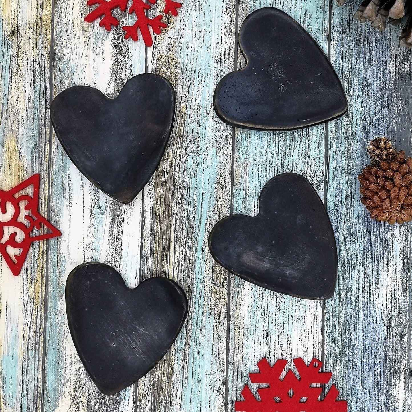 WEDDING RING DISH Heart Tray, Bridesmaid Gifts Set, Bridal Shower Favors, Engagement Ring Dish Ready To Ship, Ring Holder Dish - Ceramica Ana Rafael