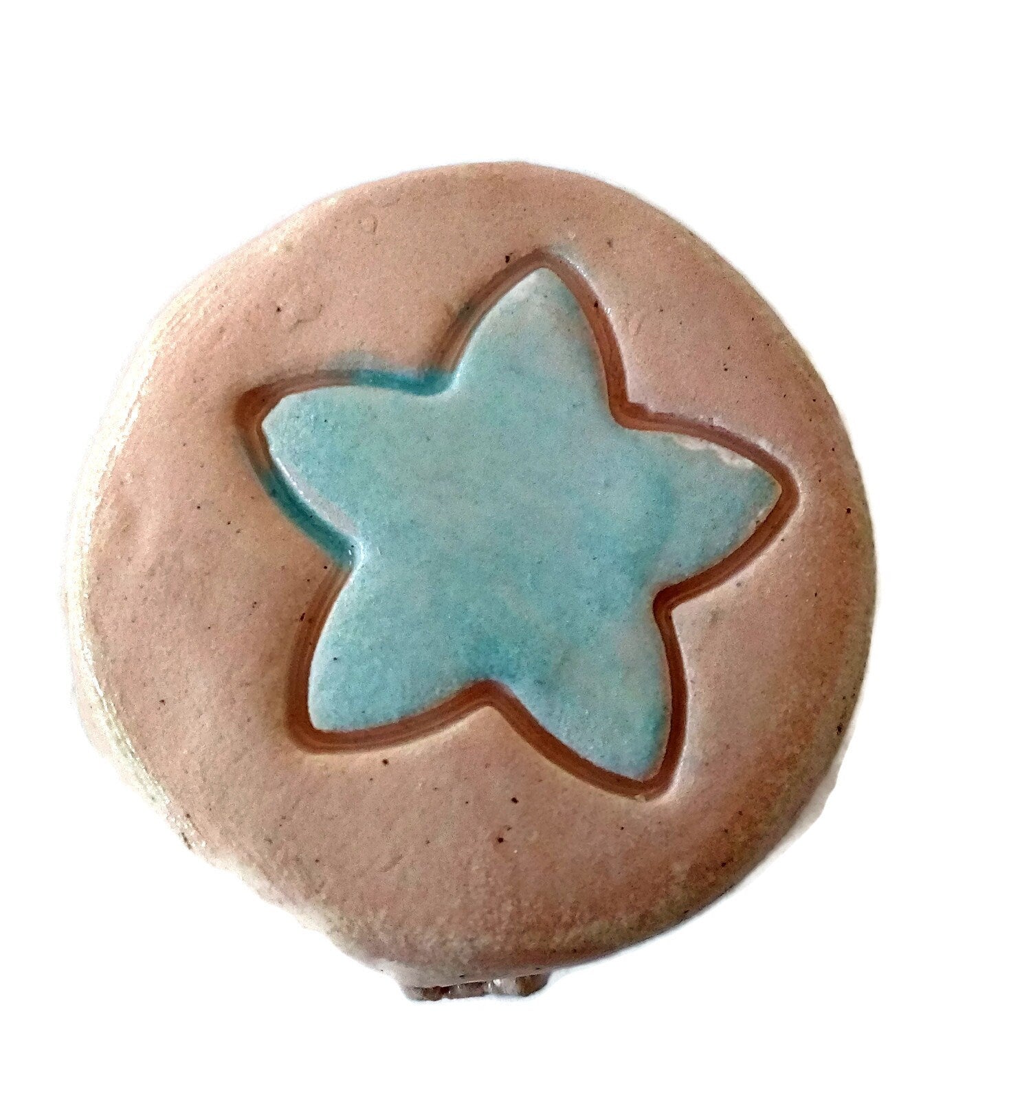 RONDELLE BEAD, CERAMIC Beads, Set of 6 Assorted Jewelry Making Beads 2 mm hole, Clay Beads - Ceramica Ana Rafael