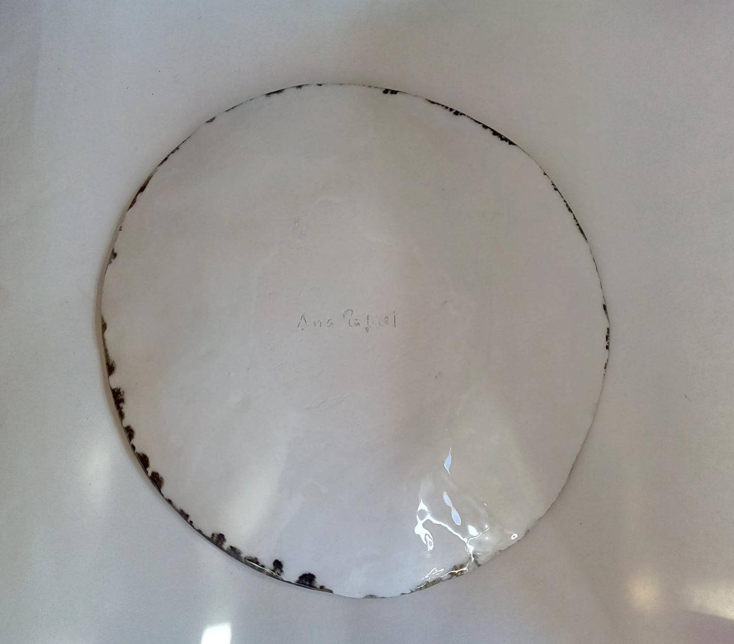 Decorative Plate For Display, Abstract ceramic plate wall decor, 9th anniversary for her, Mothers Day Gift Fro Daughter, Best Gifts For Her - Ceramica Ana Rafael