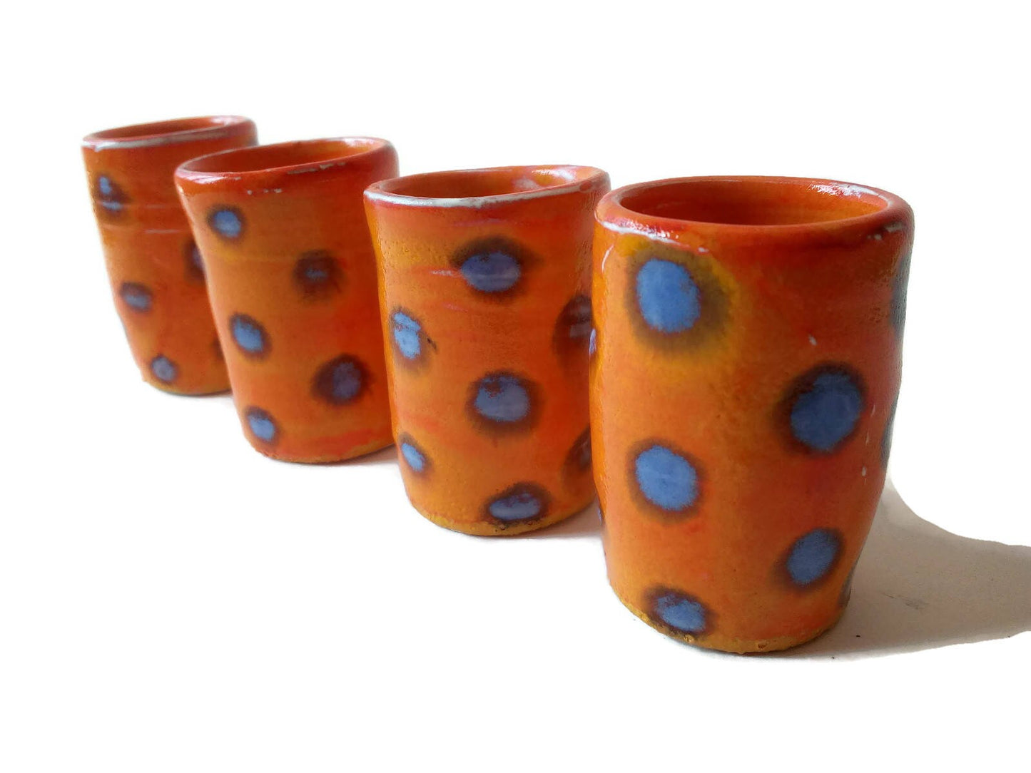 FUNNY SHOT GLASS Set Of 4, Cute Tequila Shot Glass, Barware Set, Best Gifts For Him, Cool Shot Glass, Birthday Gift Set For Men - Ceramica Ana Rafael